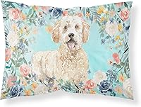 Vista 1 de Caroline's Treasures CK3426PILLOWCASE Goldendoodle - Funda de almohada de tela estándar, ligera, súper suave, fácil de cuidar, decorativa, funda