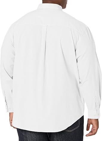 Izod Men's Big and Tall Button Down Long Sleeve Stretch Performance Solid Shirt
