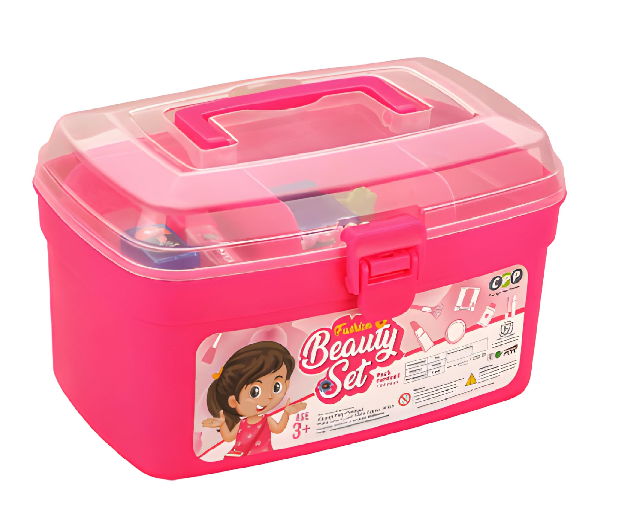 KiddyBuddy - Babys Little World Little Makeup Artist Beauty Case - 19 Pcs Salon Toy Makeup Set For Girls, Pretend Play, Dress-Up Fun, Creative And Imaginative, Fun And Inspiring Creativity (B0C71J4B3Q) Amazon Price History, Amazon Price Tracker