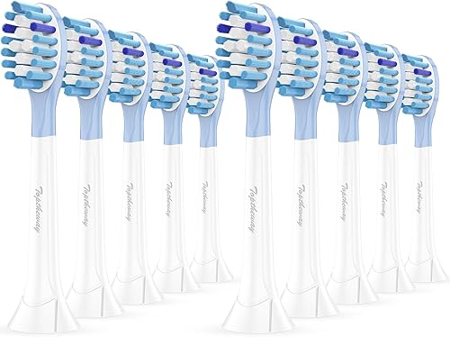 Toptheway Cabezales de repuesto para cepillos de dientes compatibles con Philips Sonicare ProtectiveClean DiamondClean C3 G3 W3 C2 G2 4100 5100 Toptheway Cabezales de repuesto para cepillos de dientes compatibles con Philips Sonicare ProtectiveClean DiamondClean C3 G3 W3 C2 G2 4100 5100