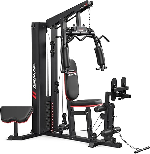 Gimnasio en casa, equipo multifuncional de gimnasio en casa para prensa de piernas, máquina de pila de pesas de 150 libras, estación de