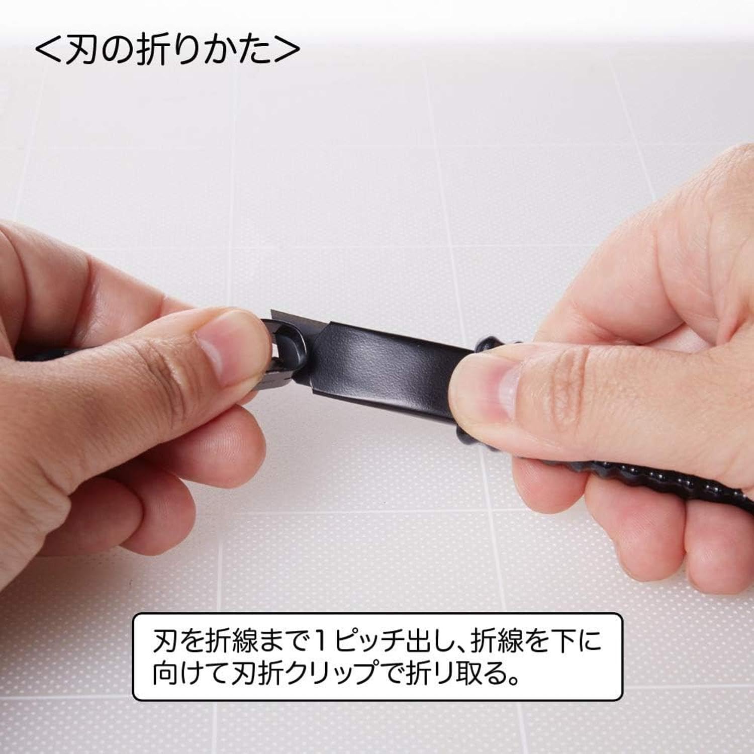 NT Cutter 12.3mm Snap-Off Extra-Sharp Midsize Blades, 65 Degree, Black, 10-Blade/Pack, 1 Pack (BH23P)