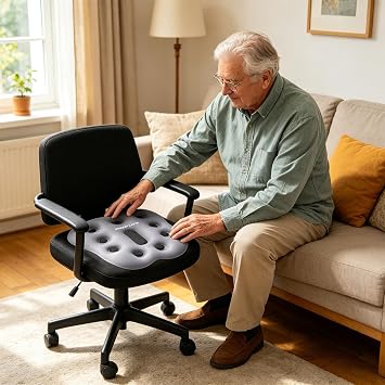 Inflatable Seat Cushion Lightweight Breathable Foldable Pad