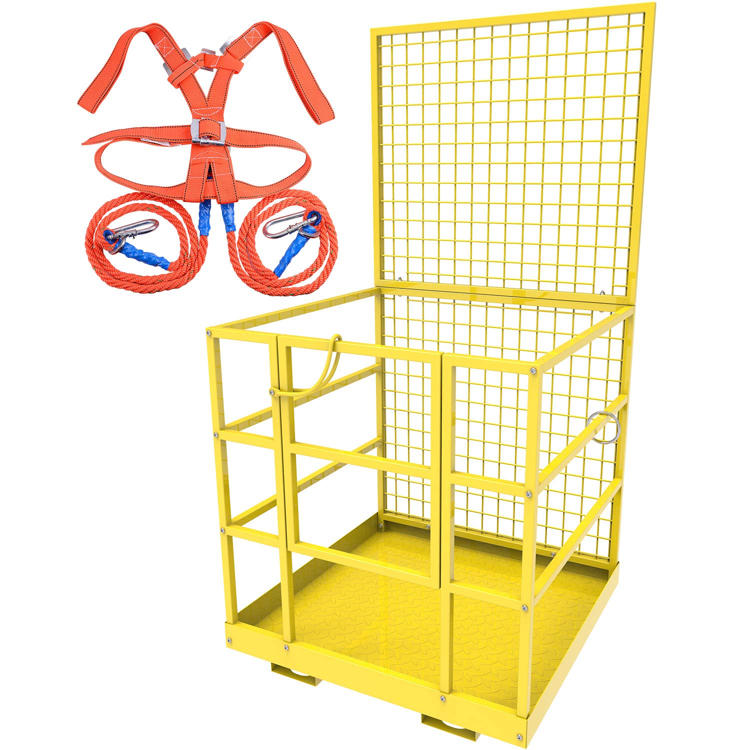 Buy YINTATECH Forklift Cage Work Platform Safety Cage with Safety