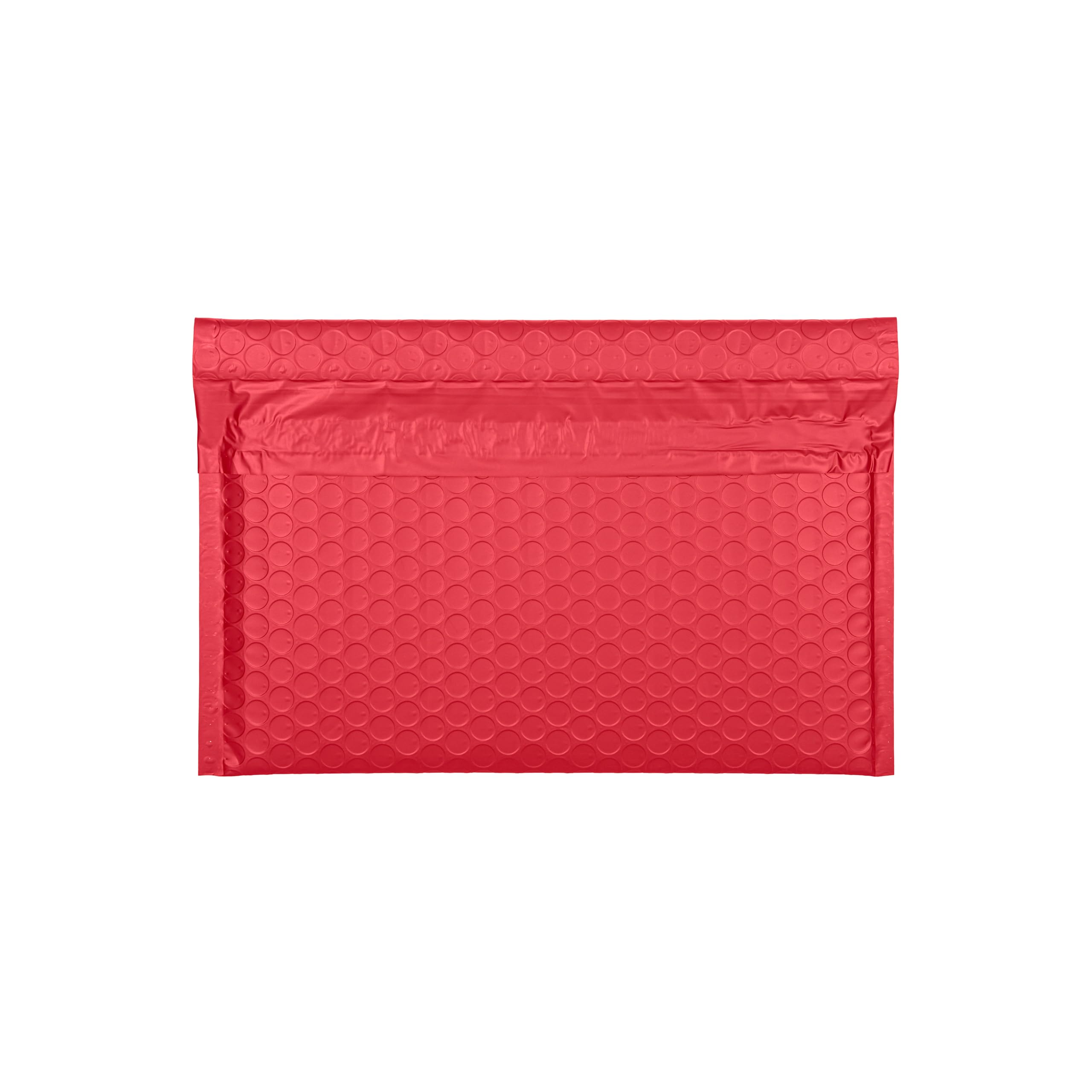 DGSLTENV Red Side-Loading Bubble Mailers 10 x 7 Inches,Self-Seal Padded Mailing Envelopes, Pack of 27