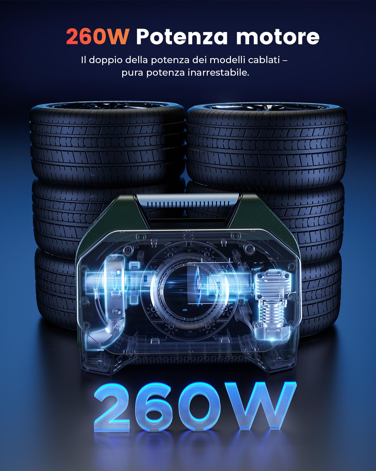 ETENWOLF VORTEX S7 Riempitrice per Pneumatici per Veicoli Pesanti