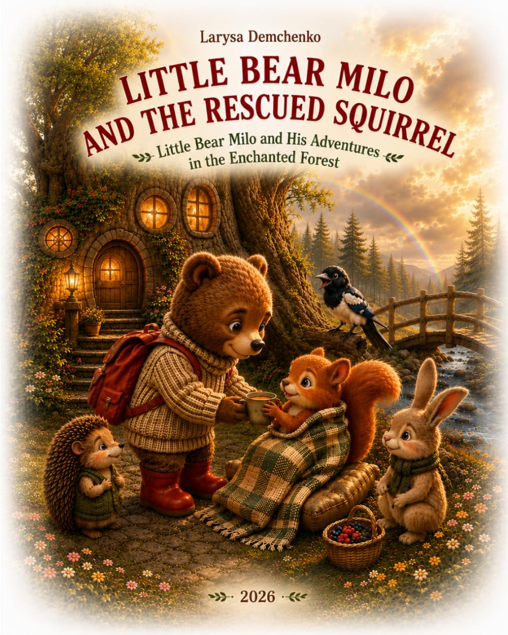 Little Bear Milo and the Rescued Squirrel: Little Bear Milo and his adventures in the magical forest