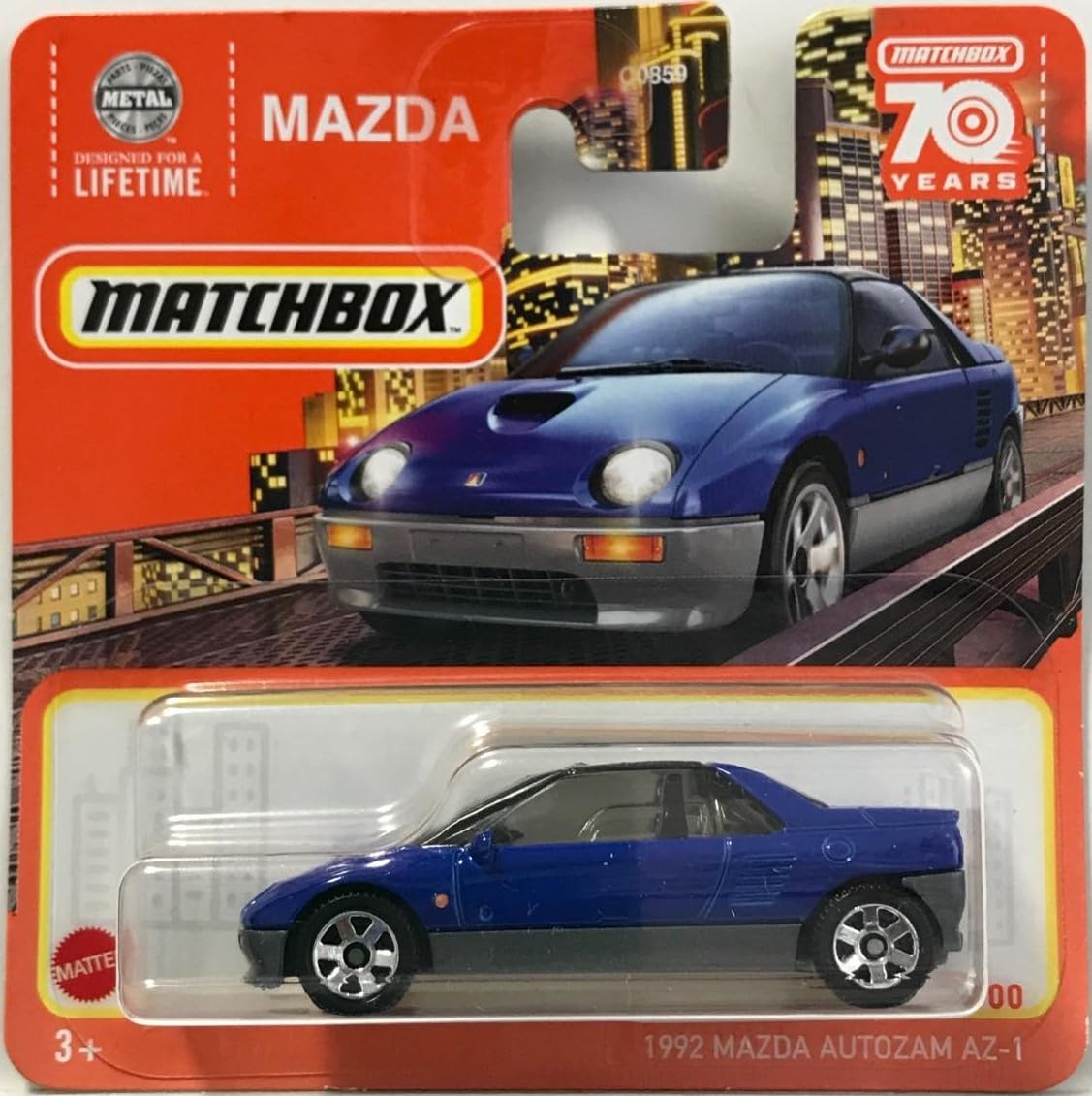 Amazon.com: Matchbox 2023-1992 Mazda Autozam AZ-1 [Gloss