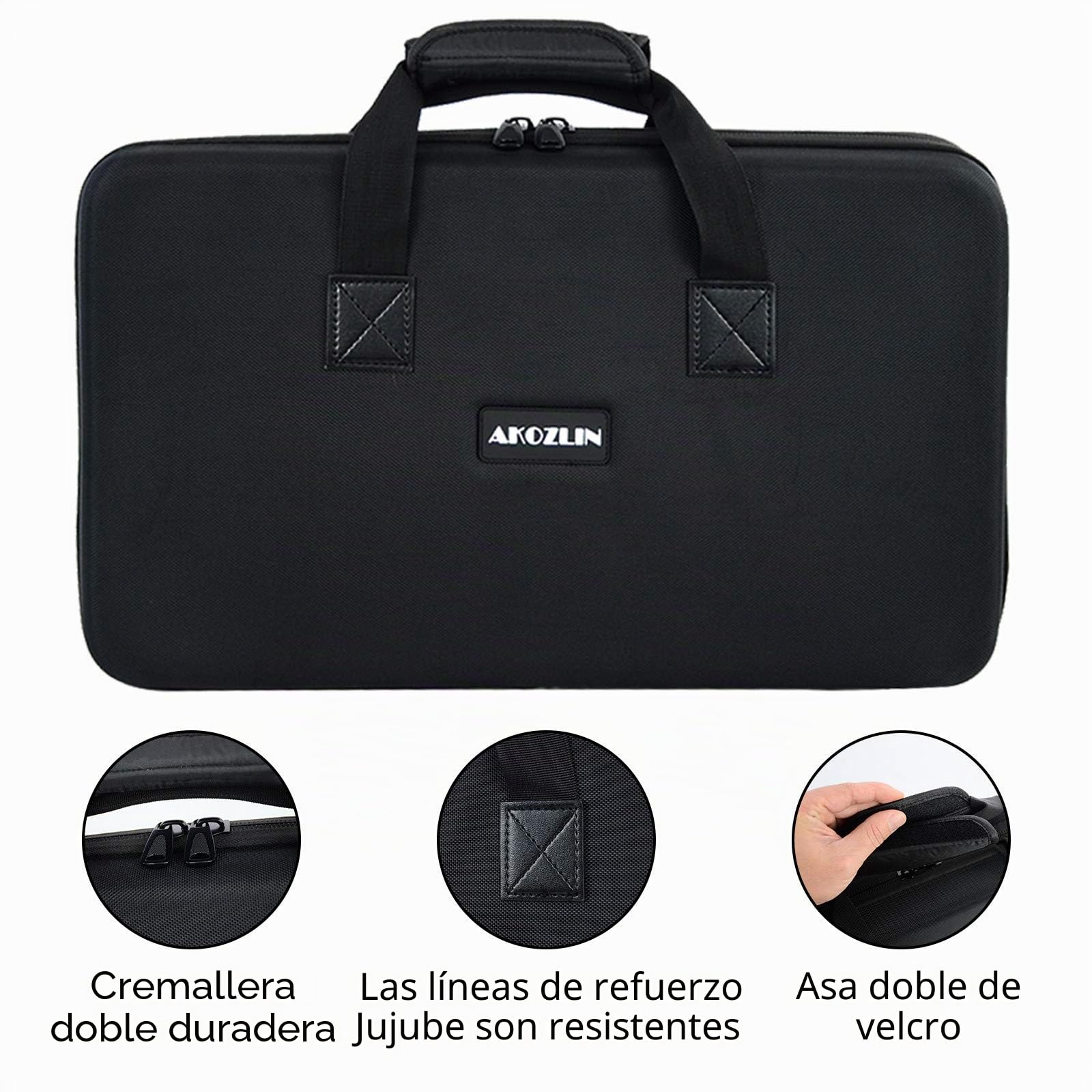AKOZLIN Maletín rígido para Pioneer DDJ-FLX4 DDJ-SB SB2 SB3 RB, controlador portátil DJ bolsa de transporte y protección