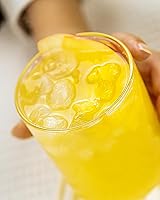 Vista 2 de LUXU Vasos para beber de 19 onzas, juego de 4 vasos altos delgados para agua, jugo, cerveza, bebidas y cócteles y bebidas mixtas