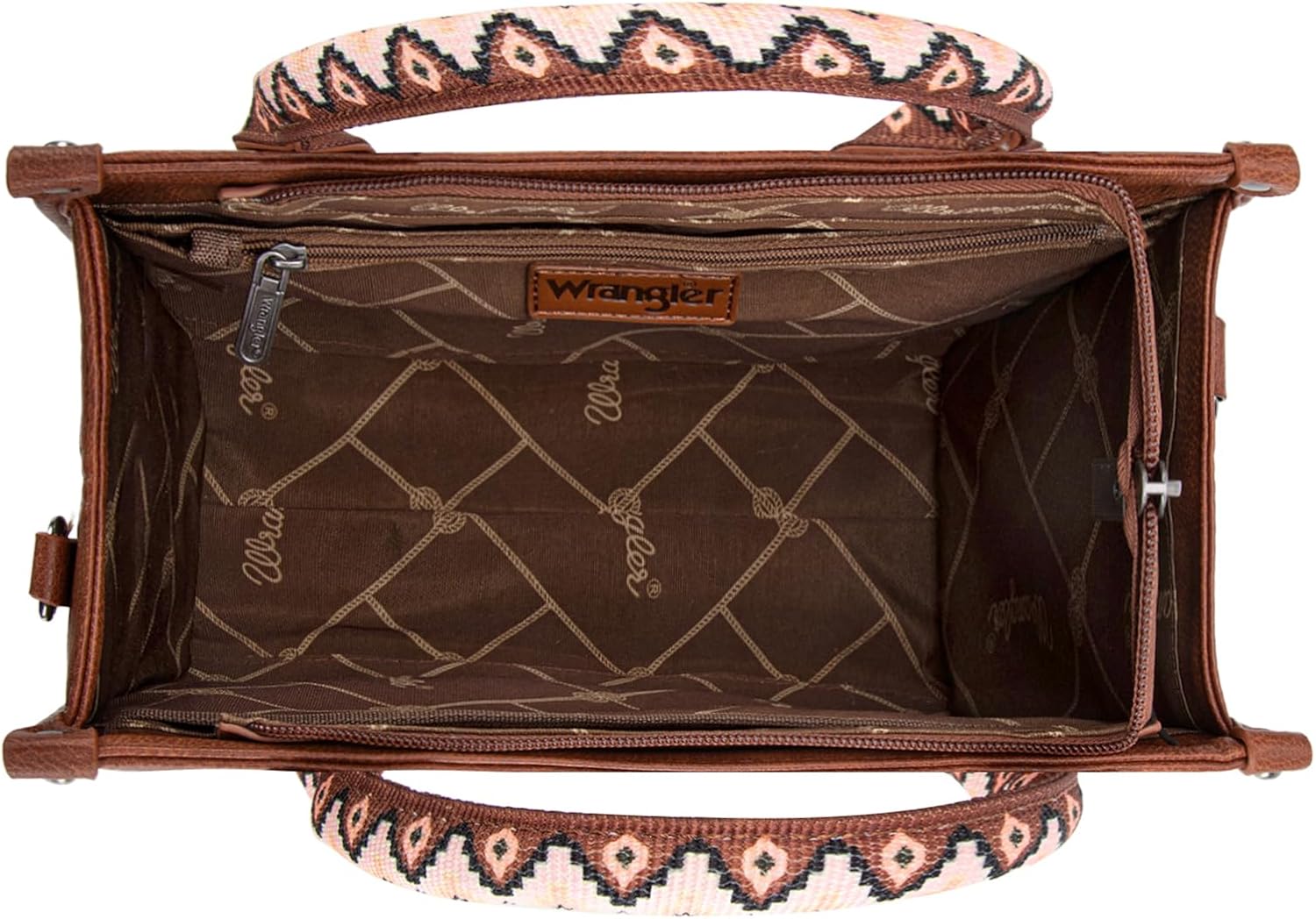 Wrangler Tote Bag for Women Western Purse with Boho Shoulder Strap Medium Satchel Top Handle Purses and Handbags - Image 6