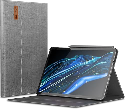 INFILAND Funda para Samsung Galaxy Tab S10 Lite10 FE S9 FE 5G de 10.9 pulgadasTab S9 de 11 pulgadas, ultra delgada, funda multiángulo con soporte