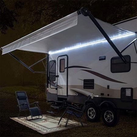 Amazon Com Lippert Components Led Awning Light Kit For 5th Wheel Rvs Travel Trailers And Motorhomes Automotive