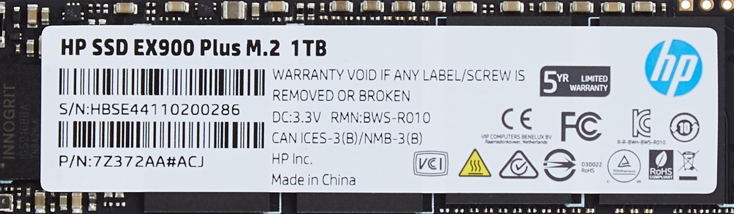 Amazon.in: Buy HP EX900 Plus 1TB NVMe M.2 PCIe 3x4 SSD Online at