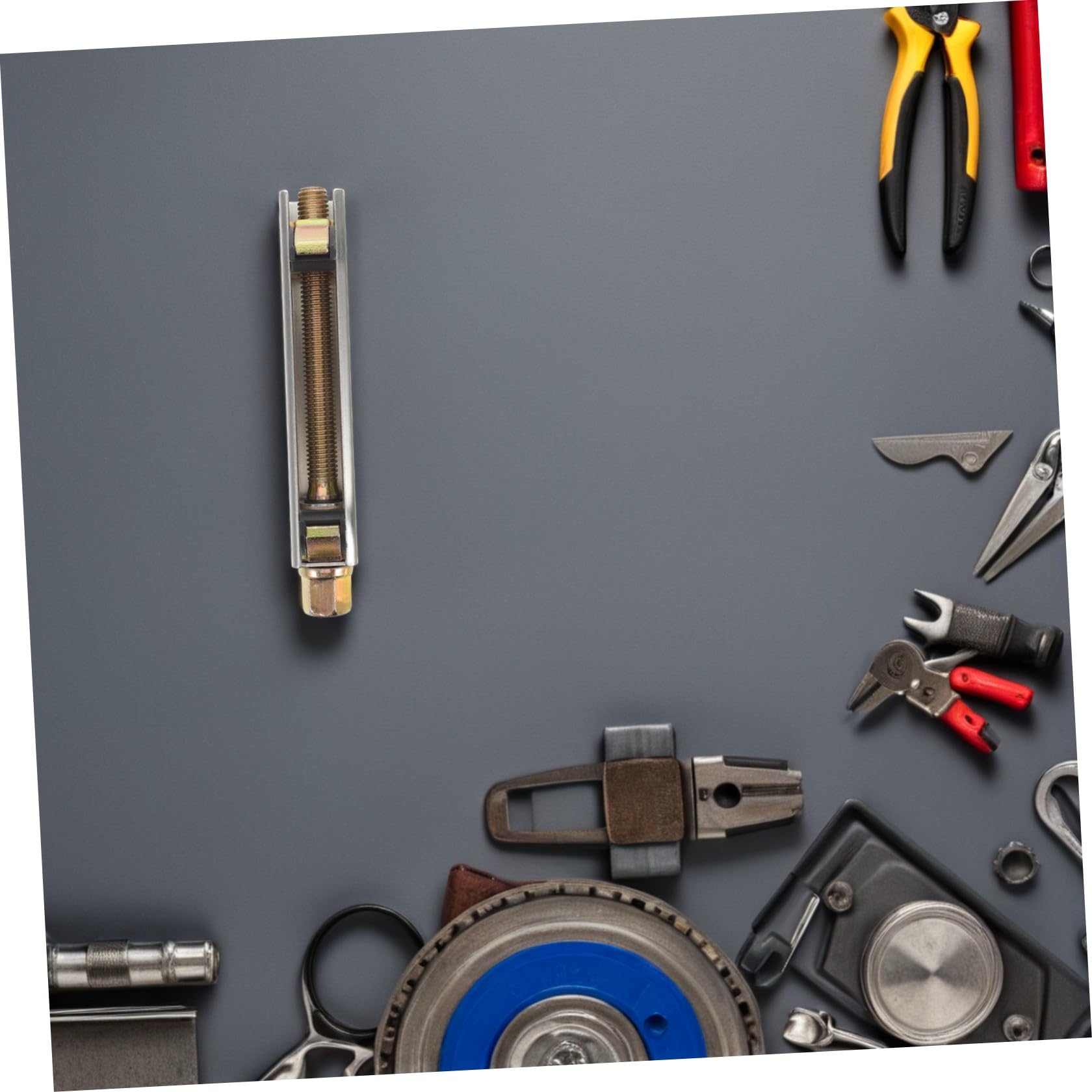 VALICLUD Compressore per Molle Ammortizzatore Moto in Metallo, 2 Pezzi | Argento, per Uso in Garage e Officina, Presa Ferma e Allineamento Preciso, per Appassionati e Meccanici