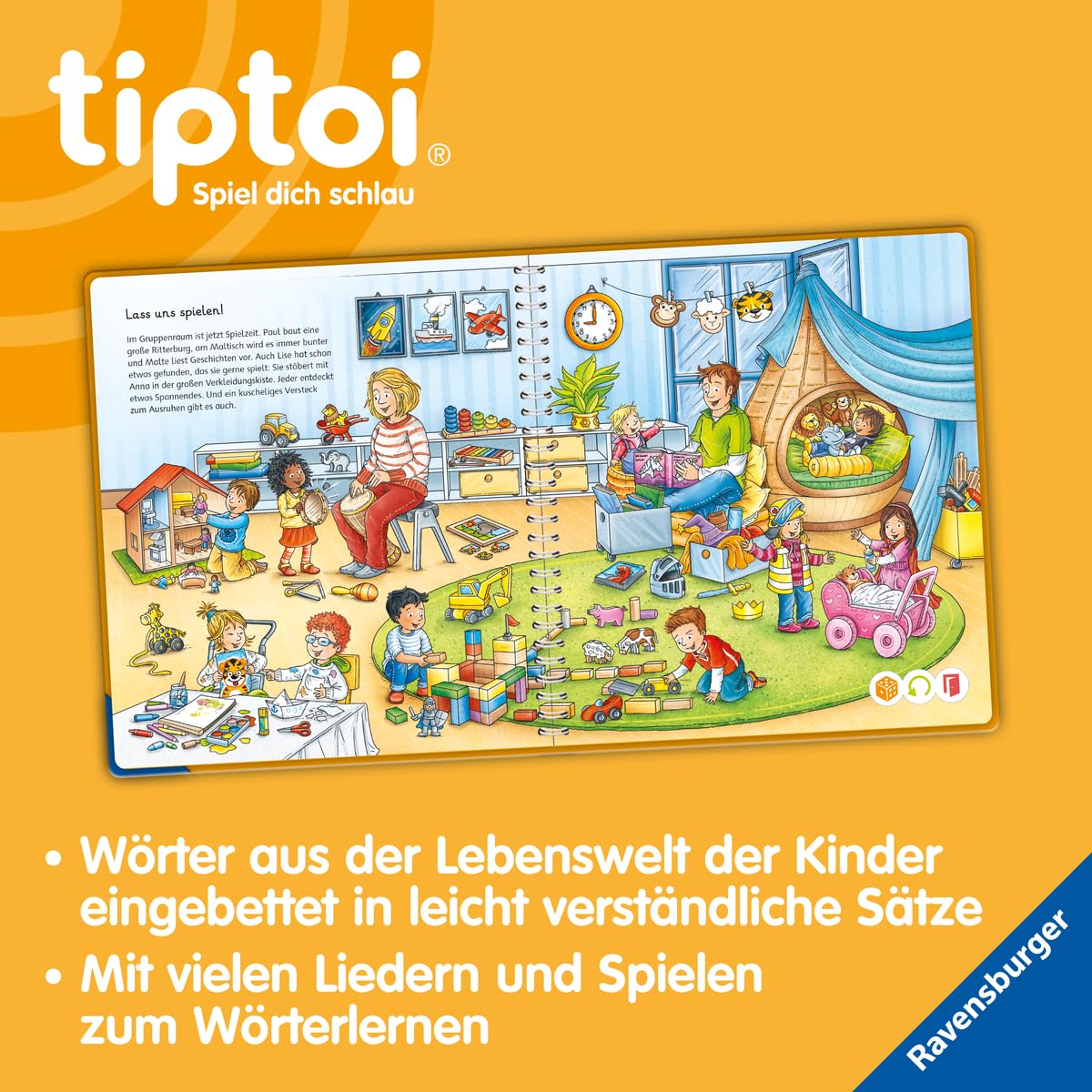tiptoi® Mein Wörter-Bilderbuch Kindergarten