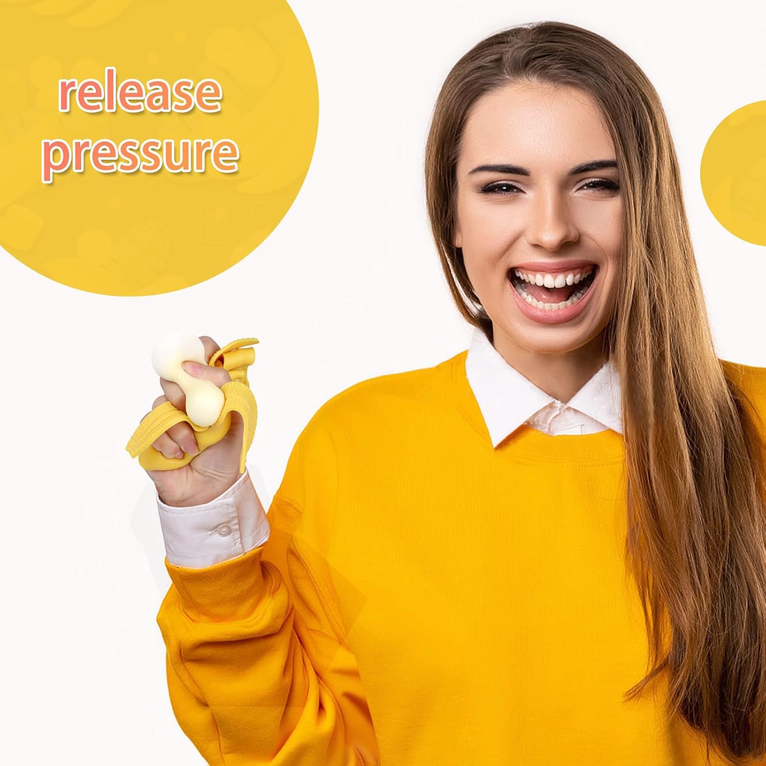 Anti-Stress Toy, Pop-Up Eyes Stress Toy, Fidget Toys, Anti-Stress Toy for Adults, Stress Relief Adults, Fidget Toys for Office, Library (2 Pieces B)