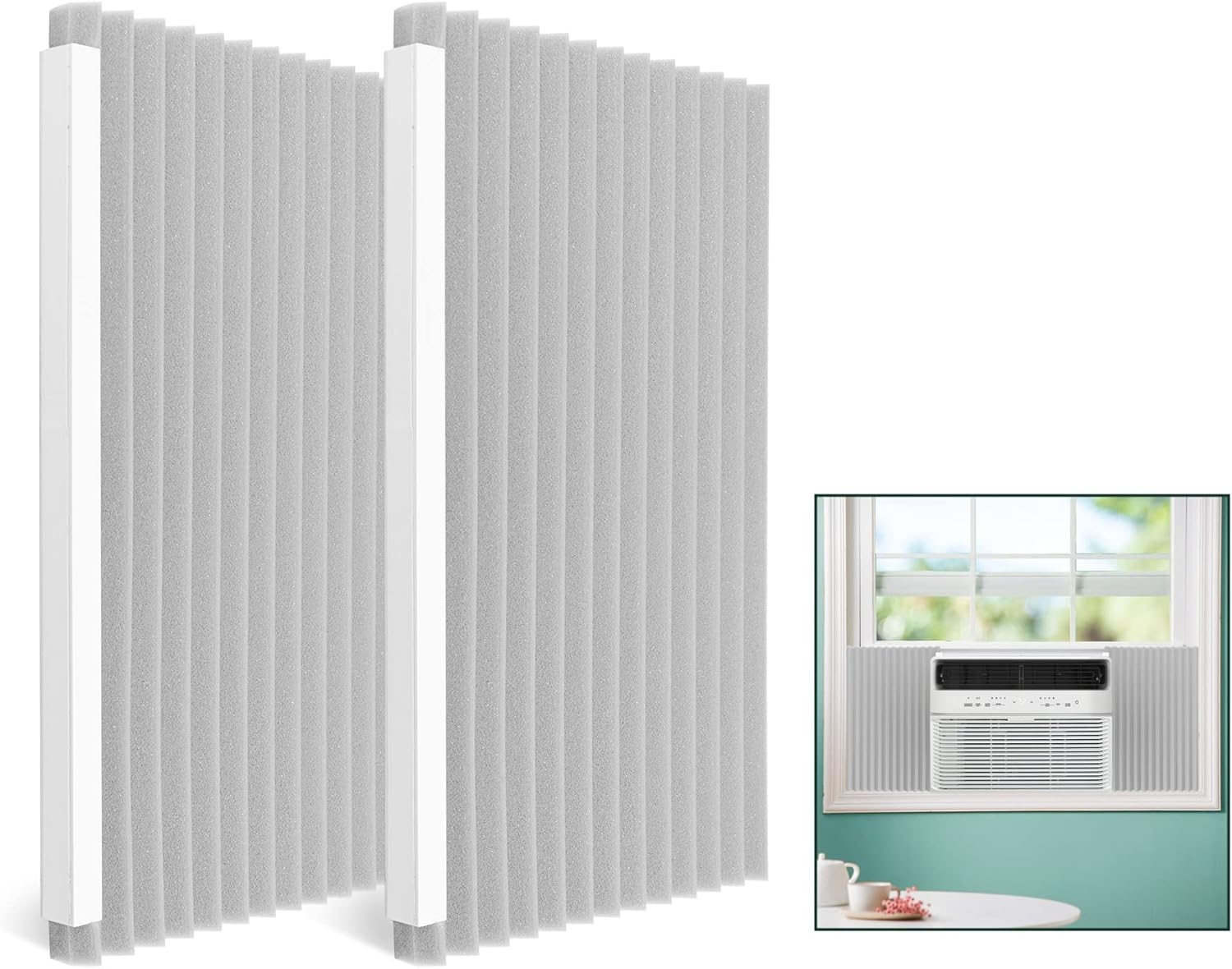 Flehomo Window Air Conditioner Insulation Foam Panels, AC