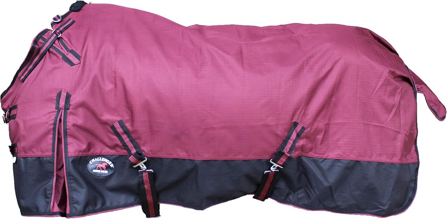 70" 1200D Turnout Rain Horse Sheet Light Winter Blanket Gusset 355