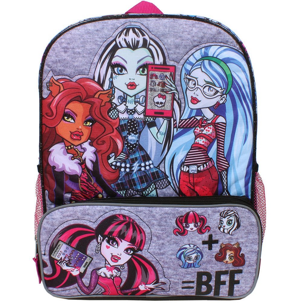 Monster High Clawdeen Wolf, Draculaura, Ghoulia Yelps and Frankie