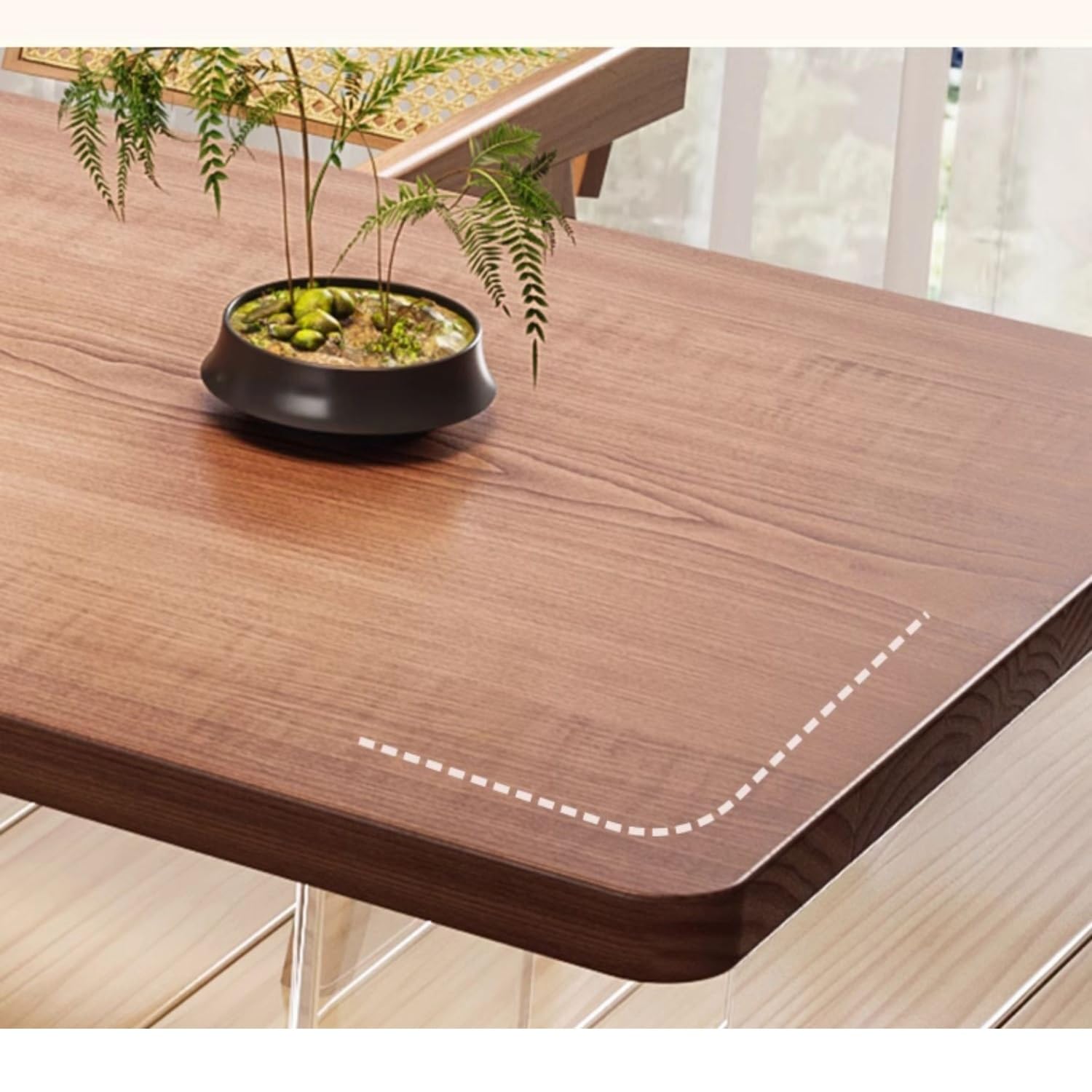 Tavolo da tè cinese in legno massello in stile nido d'ape, mobili per ricevimento con grande piatto per il soggiorno, ufficio, tavolo da gioco per chefs (200 x 80 x 75 cm)