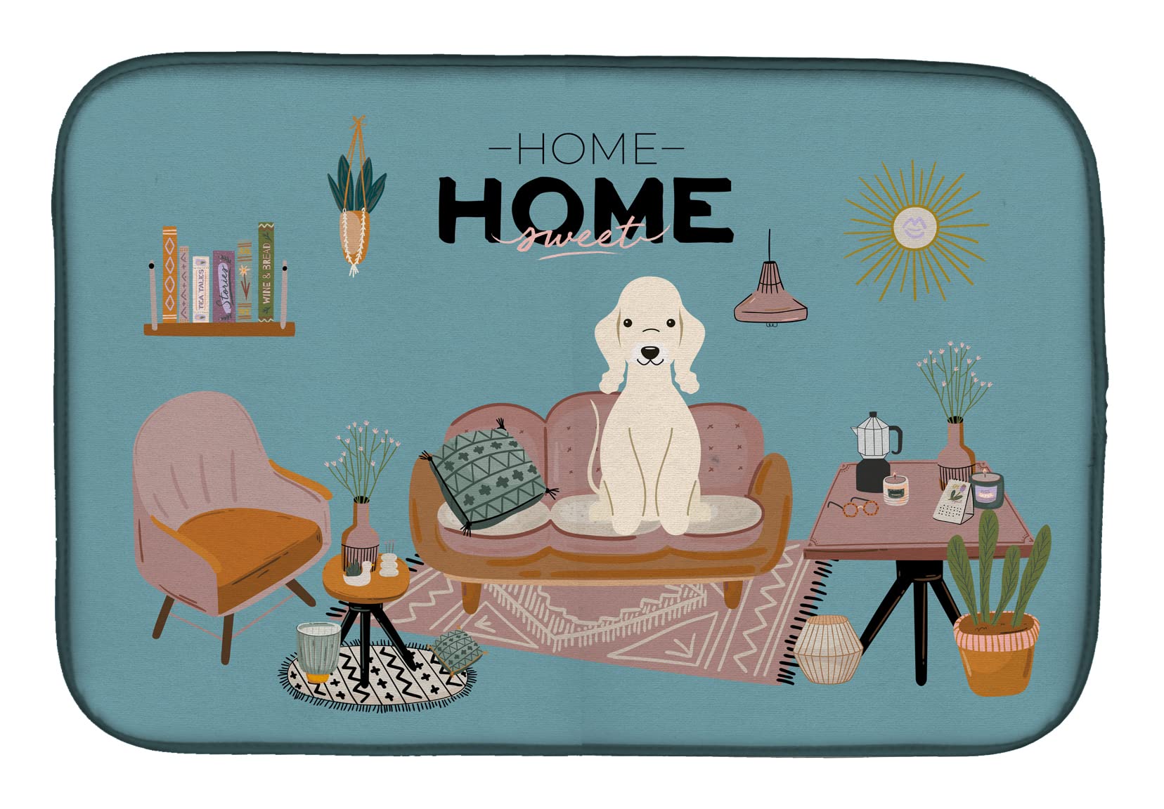 Alfombrillas para secar platos Caroline's Treasures con diseño Bedlington Terrier