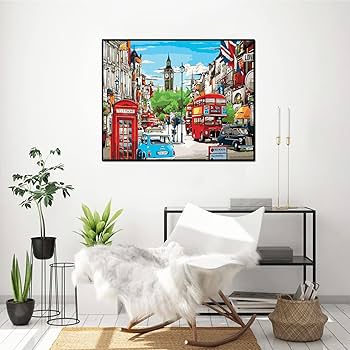 Paint By Numbers Kit For Adults Beginner Seashore Lighthouse