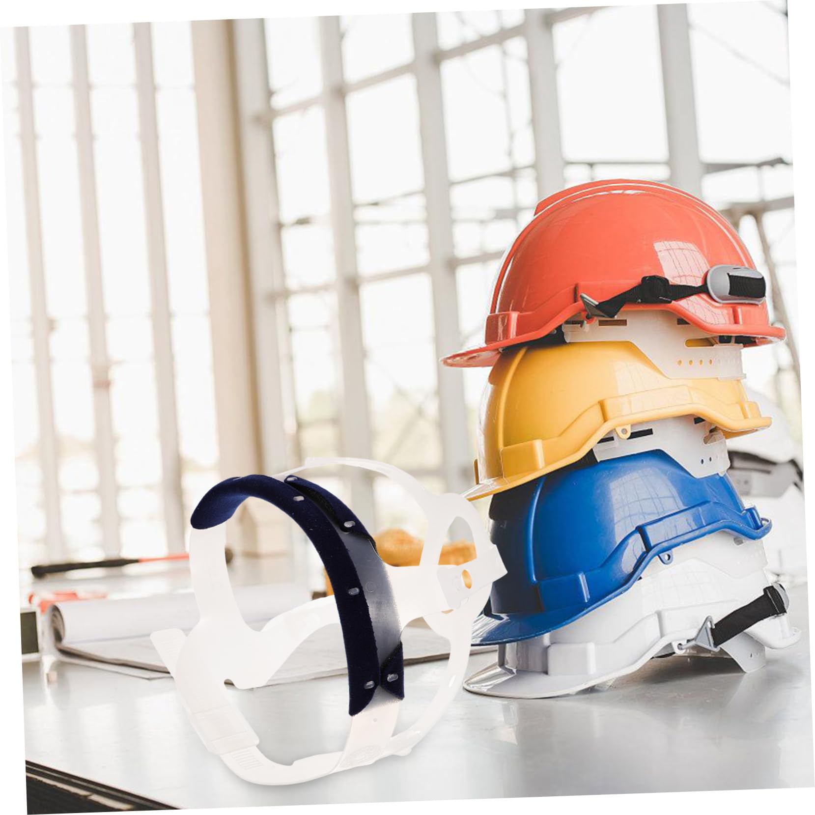 Uonlytech Forro del Casco Tapa De Seguridad Suspensión De Casco Duro Reemplazo De La Suspensión del Sombrero Estibador Suspensión De Cabeza De Seguridad Educación Física