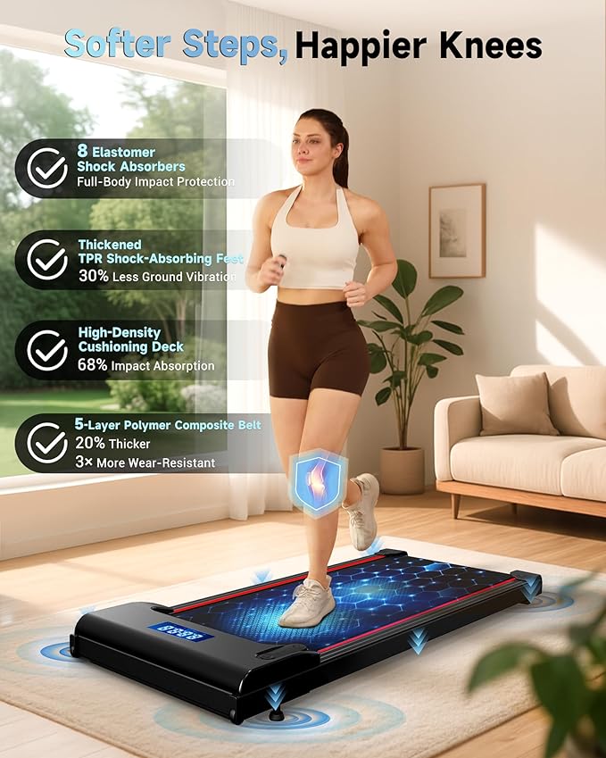 Caminadora Plegable Compacta NeoSilent para Hogar y Oficina miniatura 5