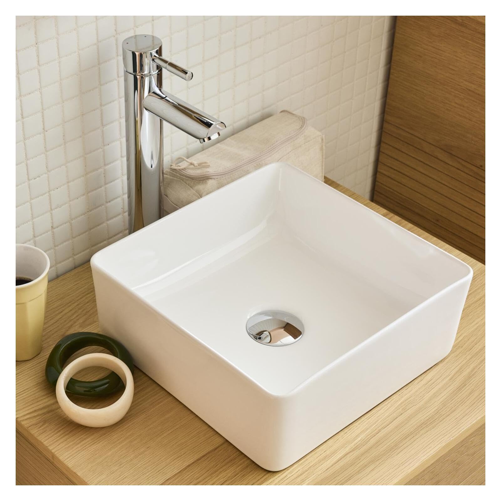 MOB-IN Lavabo quadrato AONI 30 x 30 cm