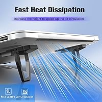 Vista 2 de Soporte de teclado de computadora de aleación de zinc para escritorio, elevador de teclado plegable con 2 ángulos ajustables, soporte invisible