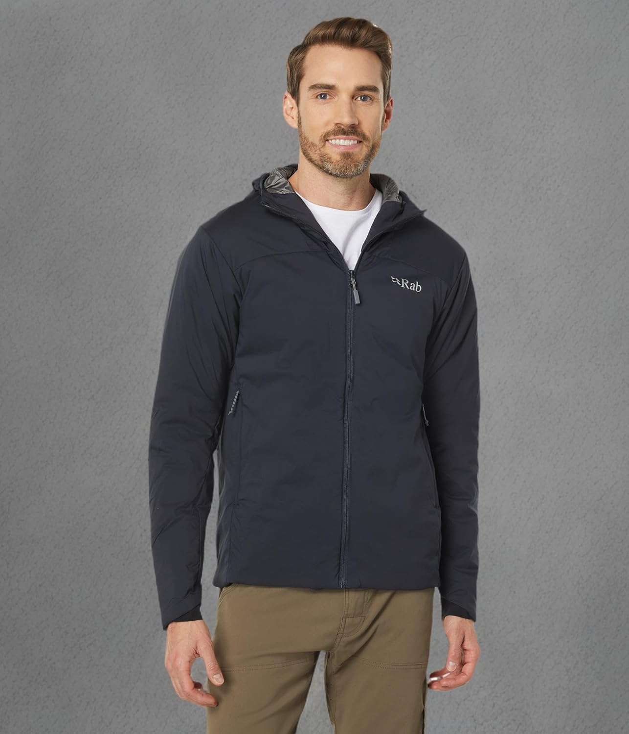 Rab Men's Xenair Alpine Light Hooded Insulated Jacket for Hiking & Mountaineering