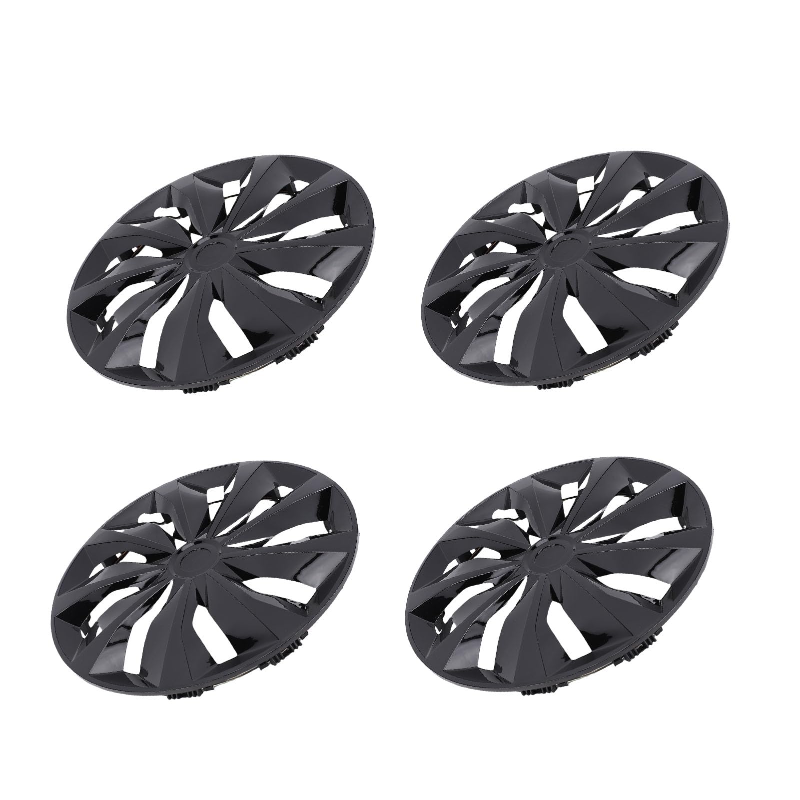 Rengue Osłona Piasty Koła 14 Cali Zestaw 4 Osłon na Felgi Zestaw 4 (BLACK)
