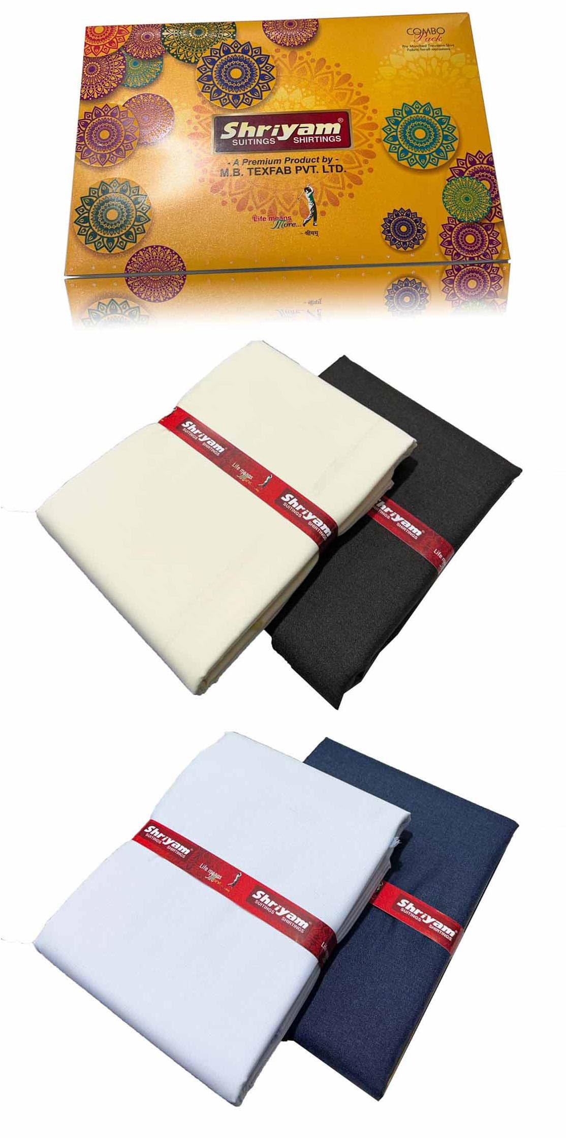 shriyam Shirt Pant Combo Pack of 2(Free Size, Full Length Fabric)-picture-12
