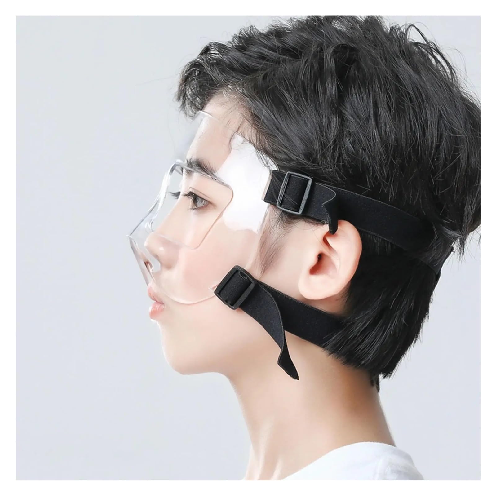 Máscara de Entrenamiento para Baloncesto Máscara de Baloncesto Ligera Ajustable máscara Facial Protector Nariz for Fiesta atlética Gimnasio softbol fútbol