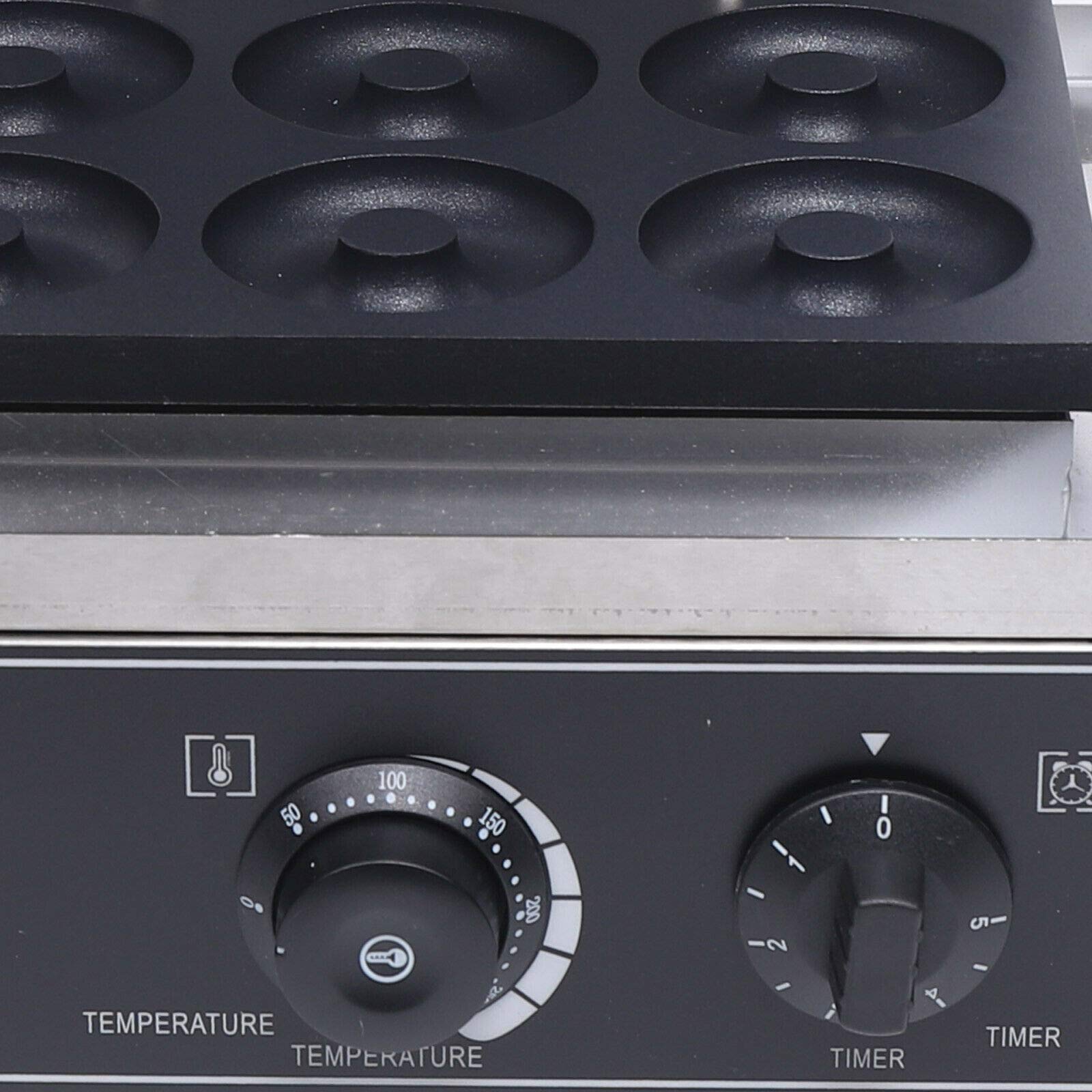 DHL Lot de 6 machines à donuts électriques 1550 W