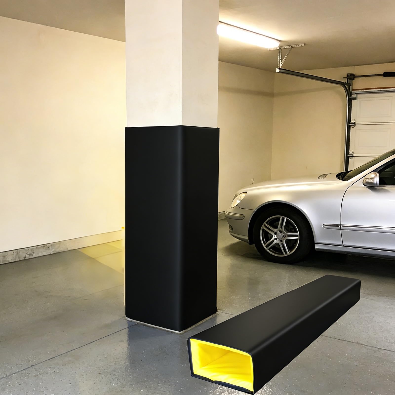 Acolchado de aro de baloncesto, resistente a los impactos, adhesivo de seguridad para uso en gimnasio y garaje, fácil de instalar, equipo deportivo esencial para protección de postes