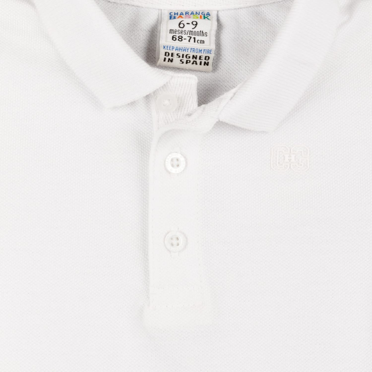 Polo bambino Bianco Cascarita