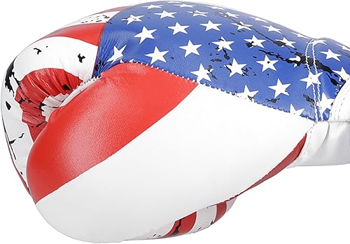 Miniatura 4 de Guantes de boxeo para hombres y mujeres  Guantes de boxeo con cordones para entrenamiento, kickboxing, MMA y Muay Thai  Cuero  Estados Unidos  16 oz