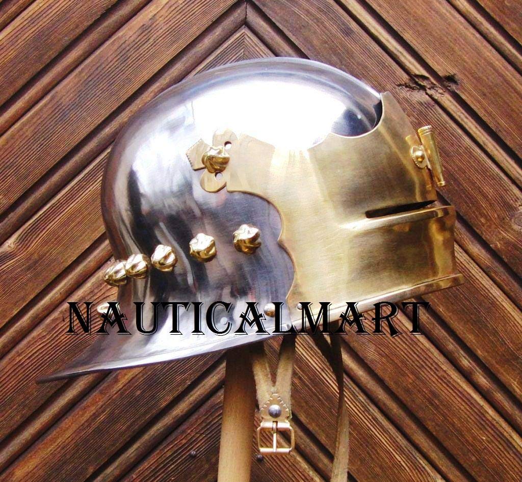 Meideval Veterans Leather Body Armour with Reenactment Leather Shoes Brown