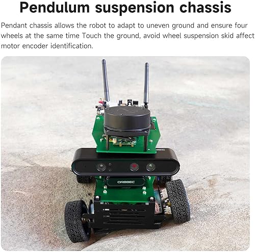 Miniatura 5 de Yahboom AI 4wd Chassis Robot Car Kit con Jetson Nano Python Programación ROS Autopilot Line Universidad Electrónica Autónoma Mapeo Navegación Auto