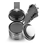 Acomler Instantly Root Cover Up Hairline Shadow Powder, Touch Up for Thinning Hair, Grey Hair Coverage for Women Men with Eyebrows, Beard Line, Bald Spots (Dark Gray)