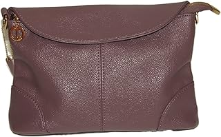 JUPA Place Small Crossbody Purse for Women - Vegan Faux Leather Shoulder Bag - Flab Saddle Purse Style - Crossbody Bags with Adjustable Strap - Durable Everyday Shoulder Bag (Purple)