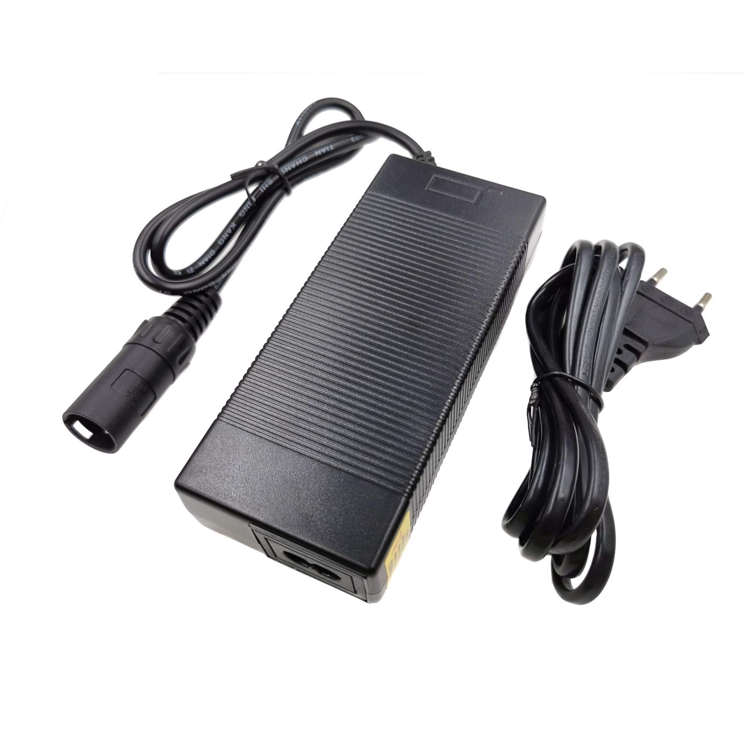 Caricabatteria agli ioni di litio da 36 V 2 A Caricabatteria da 42 V 2 A al litio Caricabatterie ai polimeri di litio per connettore XLRM a 3 pin per eBike elettrico da 36 V serie 10