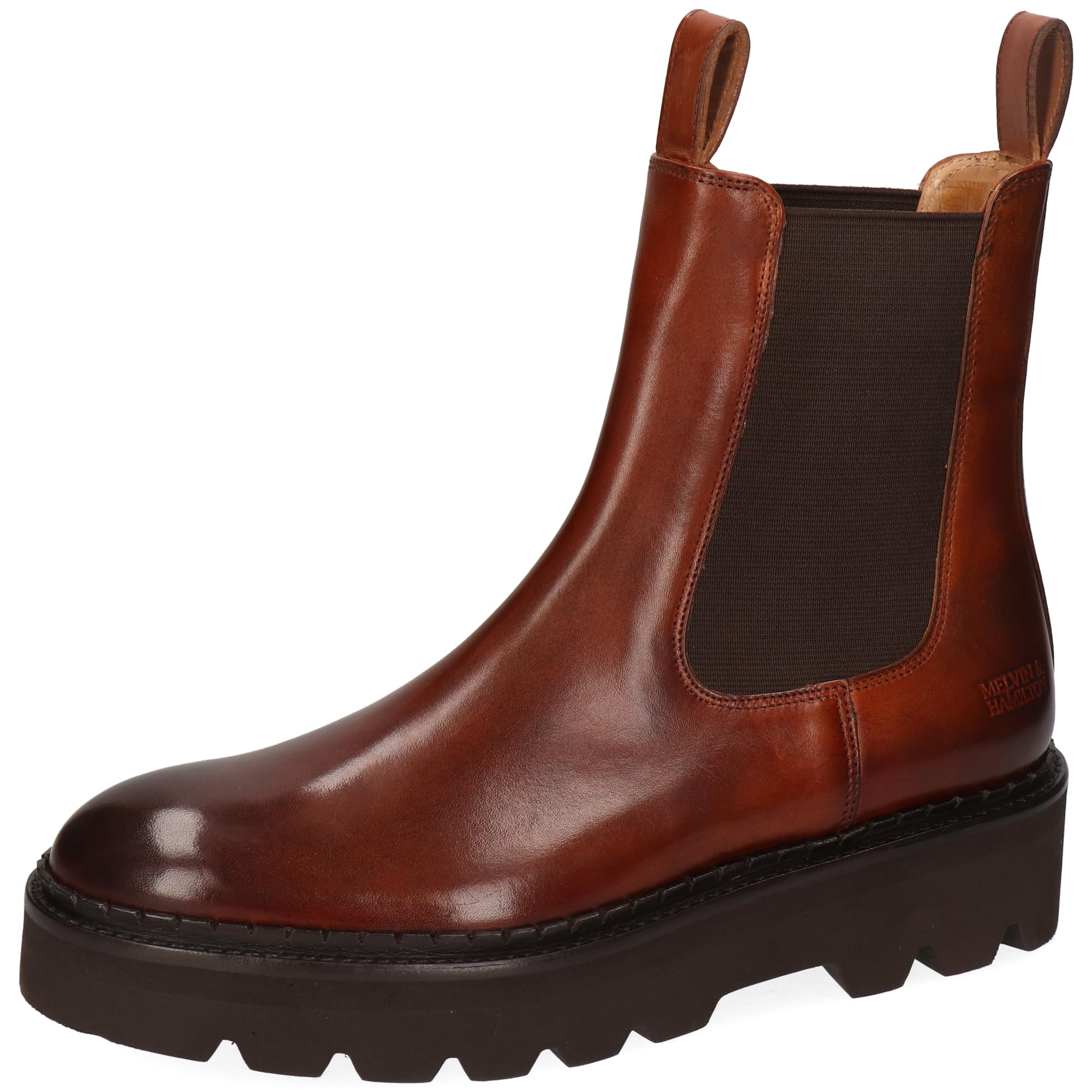 Melvin & Hamilton Women's Sally 186 Chelsea Boot, Brown, 3.5 UK