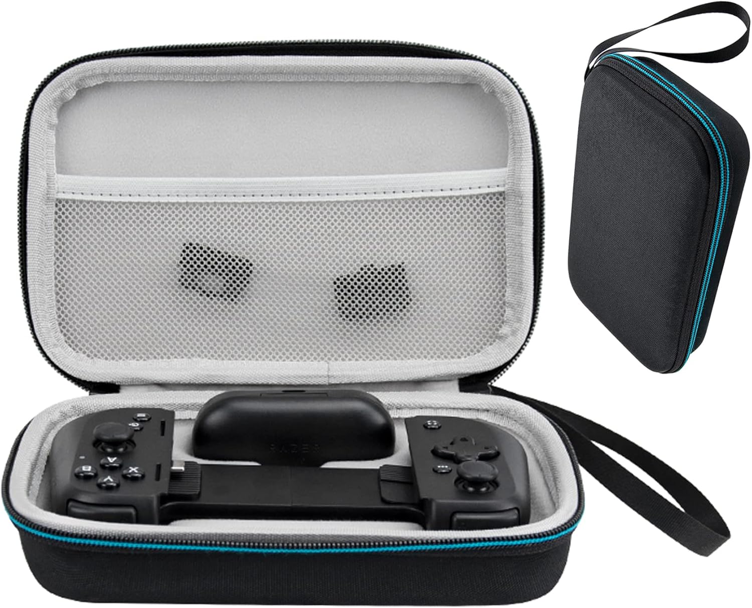 Baomaeyea Travel Case for Razer Kishi V2, Carry Bag for Razer Hammerhead True & Razer Kishi V2
