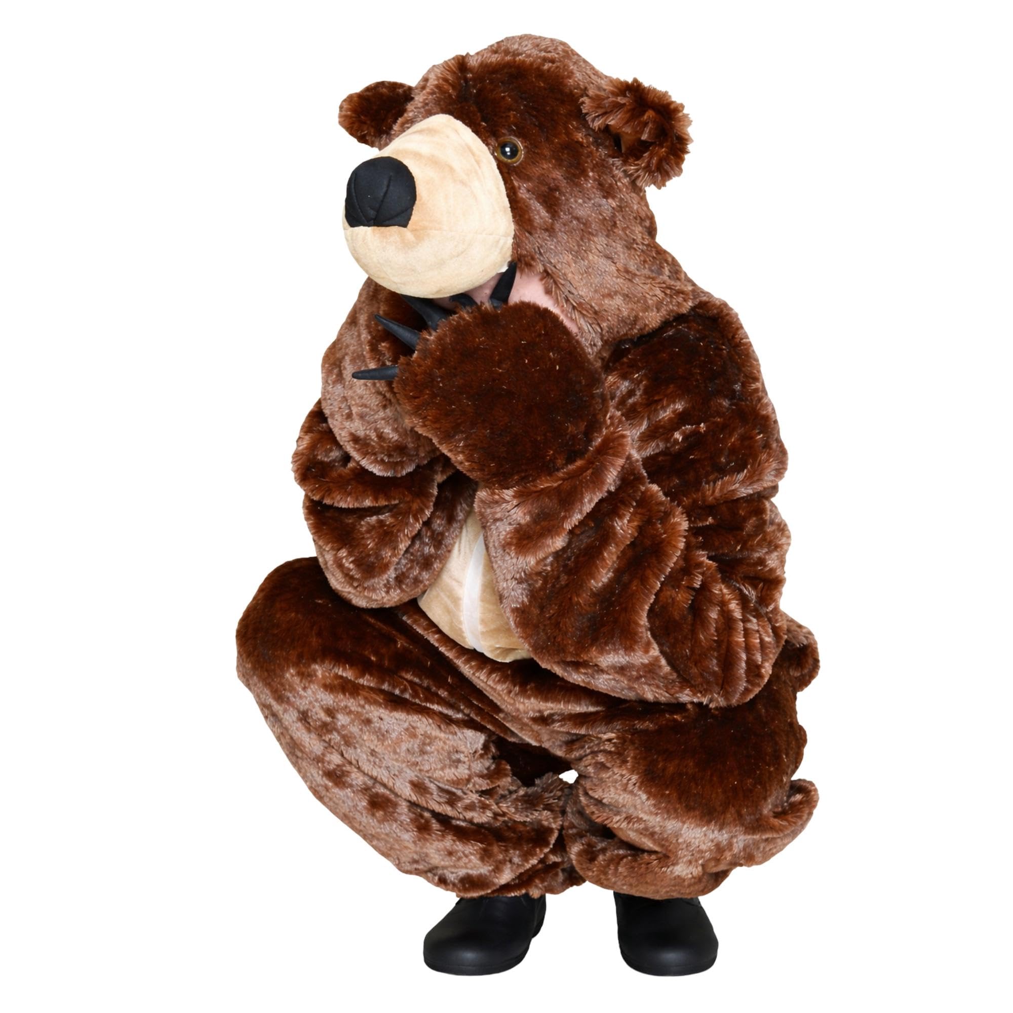 Ikumaal Braunbär-Kostüm, F67 XL, für Erwachsen-e Männer Frau-en, Grizzly Bär-en Kostüm-e Fasching Karneval Fasnacht Faschingskostüm-e Karnevalskostüm-e
