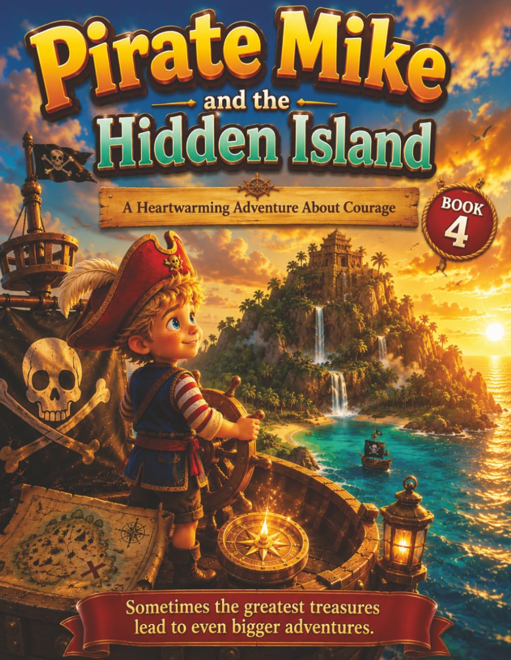 Pirate Mike and the Hidden Island: A Heartwarming Caribbean Adventure About Courage, Discovery, and Magical Treasure (The Adventures of Pirate Mike)