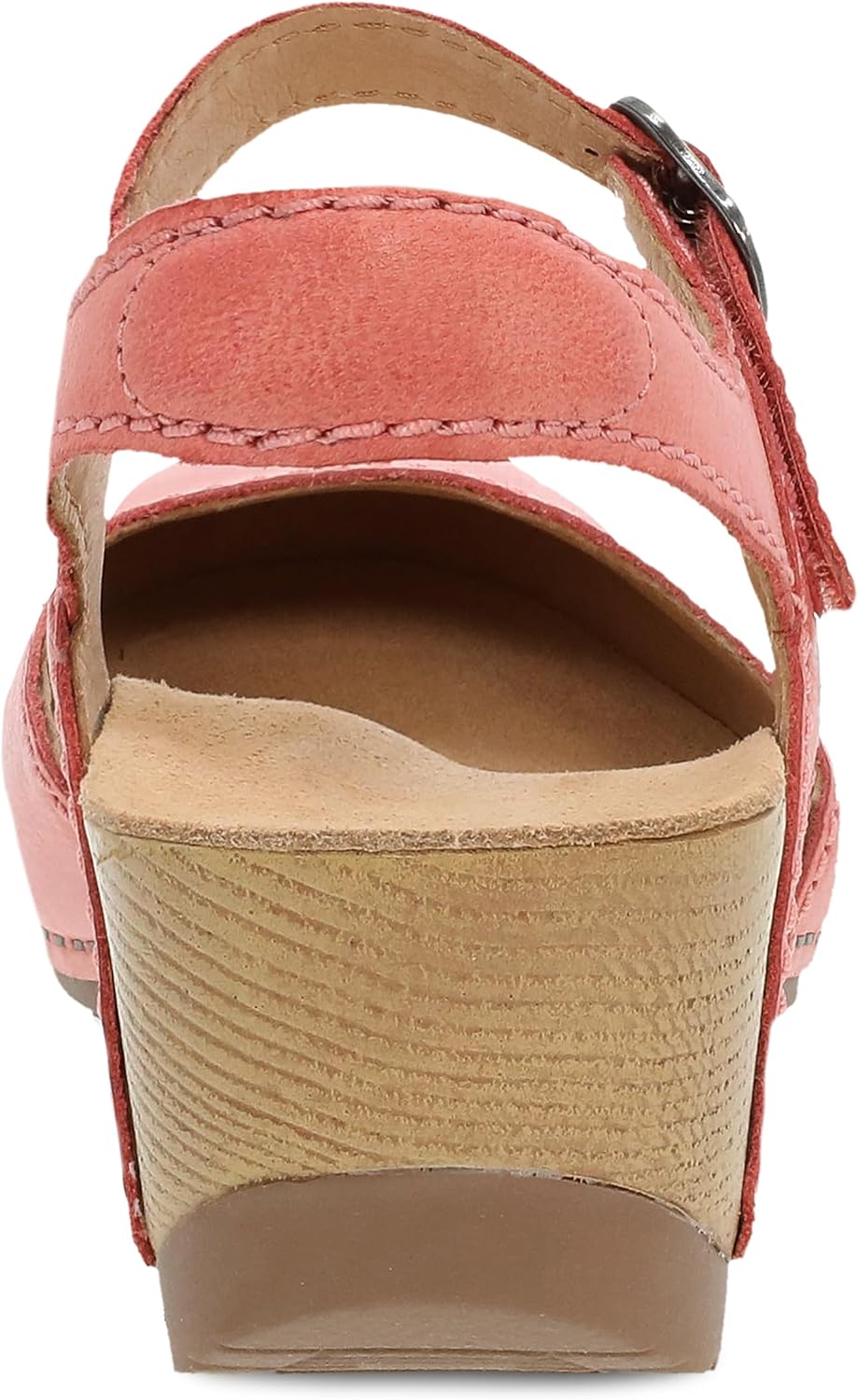 Dansko Tiffani Wedge Sandal for Women – Cushioned, Contoured Footbed for All-Day Comfort and Support – Hook & Loop Strap with Buckle Detail – Lightweight Rubber Outsole - Image 5