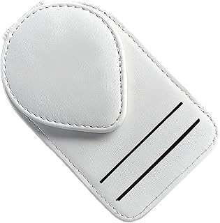 車載用サングラスホルダー - PUレザー製 自動車用収納ケース | バイザーサングラスホルダー | ボーイ ガール ティーン メン ウーマン ドライバー バン トラック 車内 ロードトリップ 向け